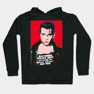 Johnny Depp Cry Baby Mugshot PopArt Hoodie